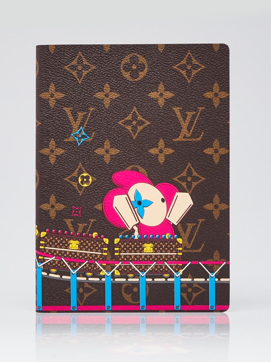 LOUIS VUITTON Monogram 2018 Christmas Animation Clemence Notebook MM  1214381