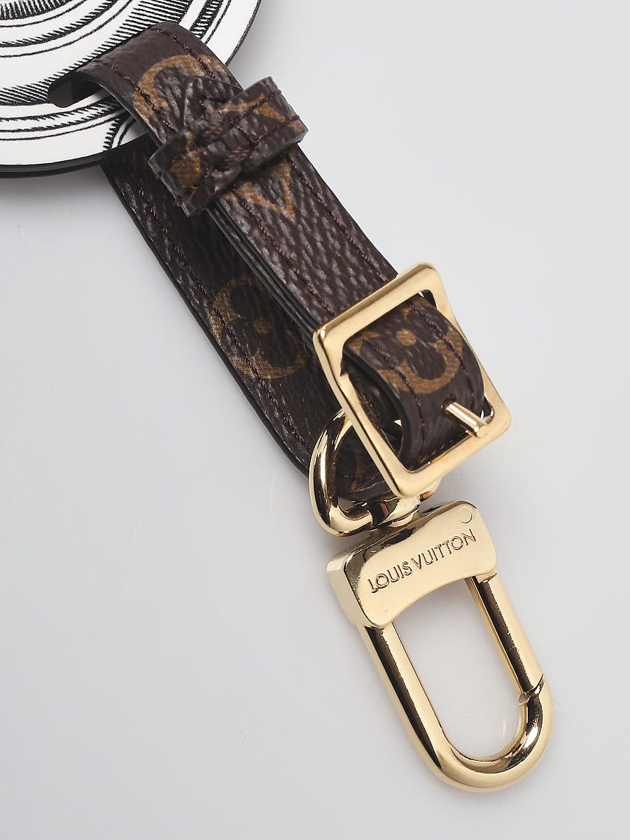 Louis Vuitton X Fornasetti Architettura Luggage Tag Key Holder Monogram  Brown for Women