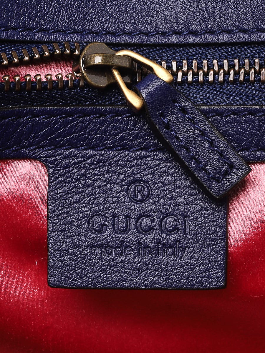 Gucci Purple Quilted Velvet Embroidered Loved Medium Marmont Bag