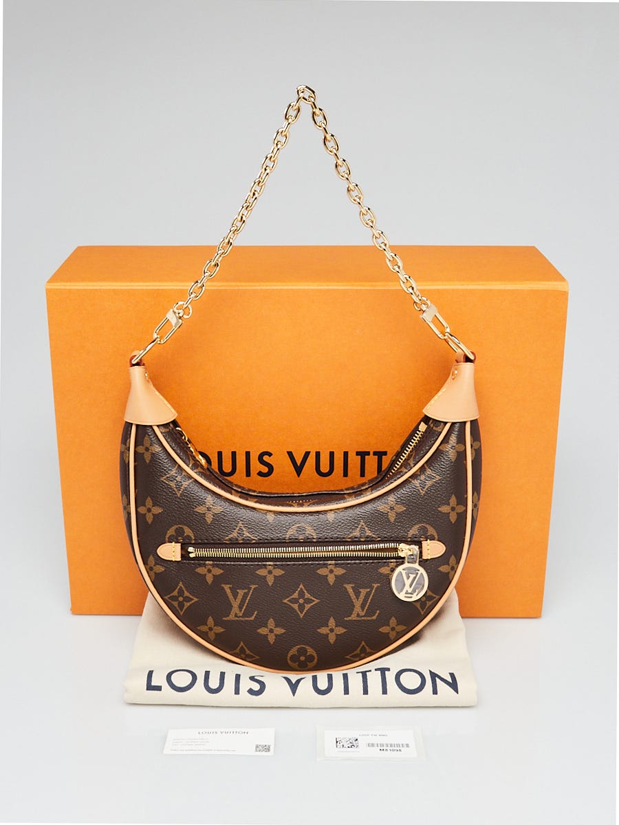 Louis Vuitton LOOP Monogram Gold Chain Half Moon Crossbody