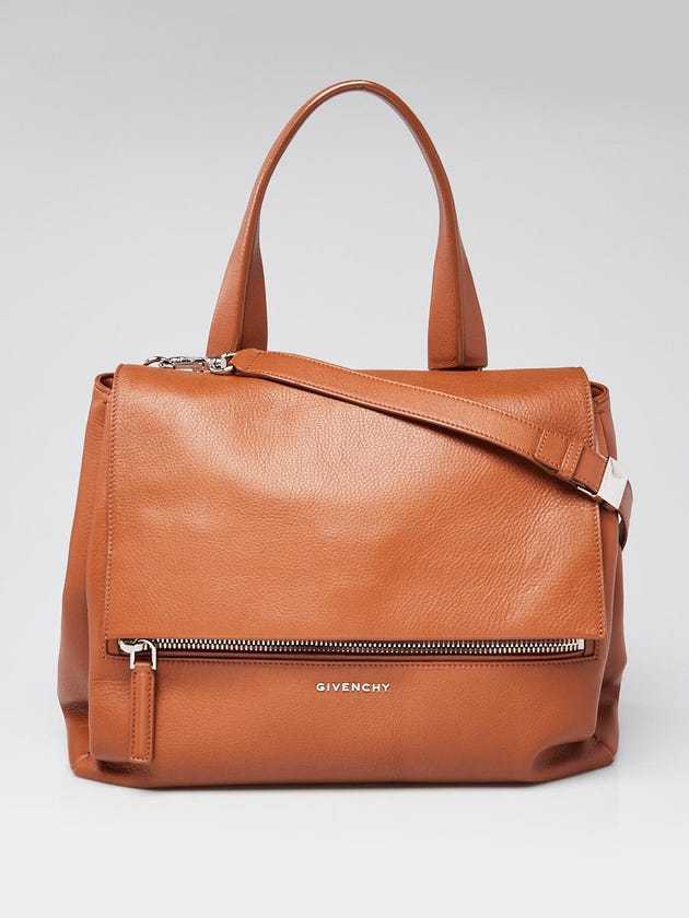 Givenchy Brown Leather Pandora Pure Medium Bag