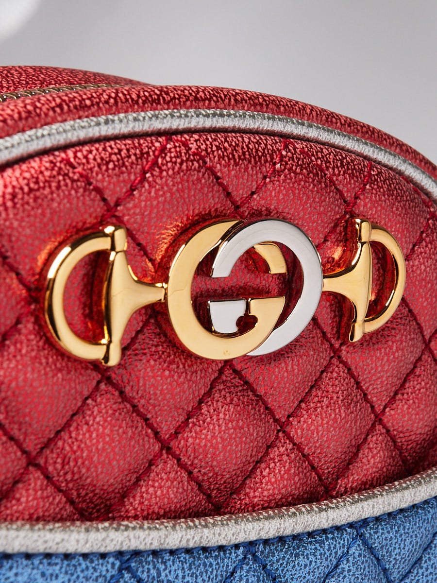 Gucci Women's 534951 Multi-Color Quilted Mini Bag