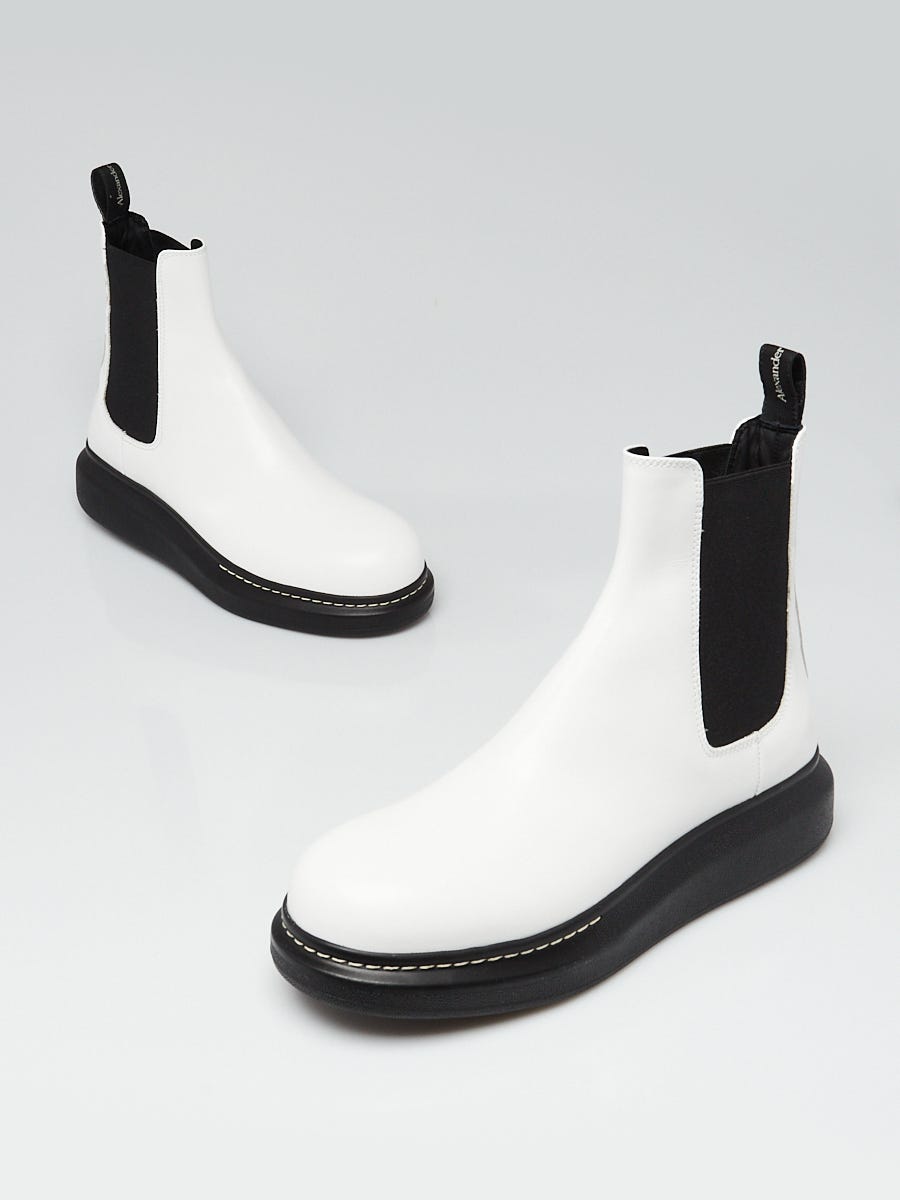 White ankle boots sale size 11