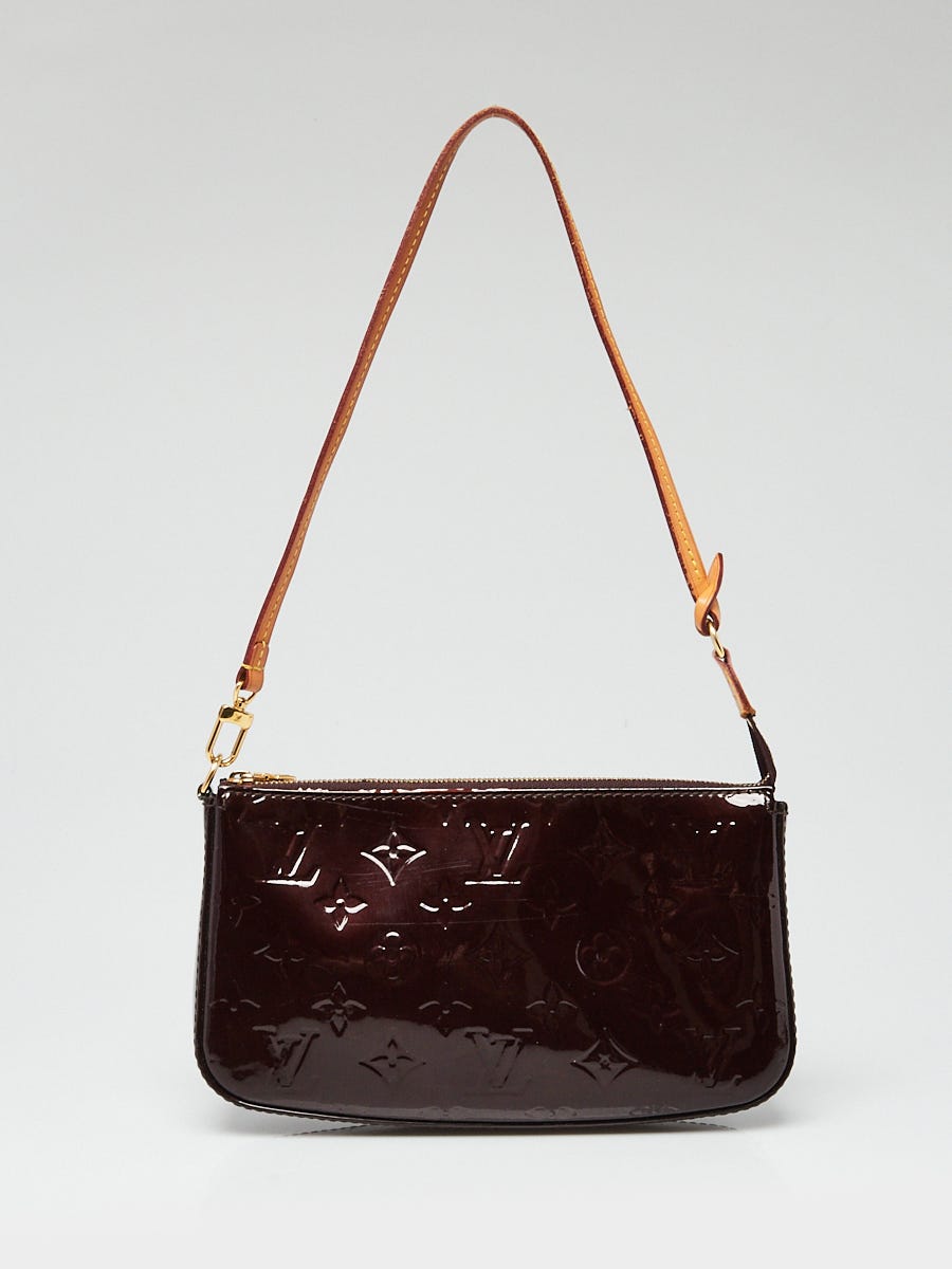 Louis Vuitton Amarante Monogram Vernis Accessories Pochette NM Bag