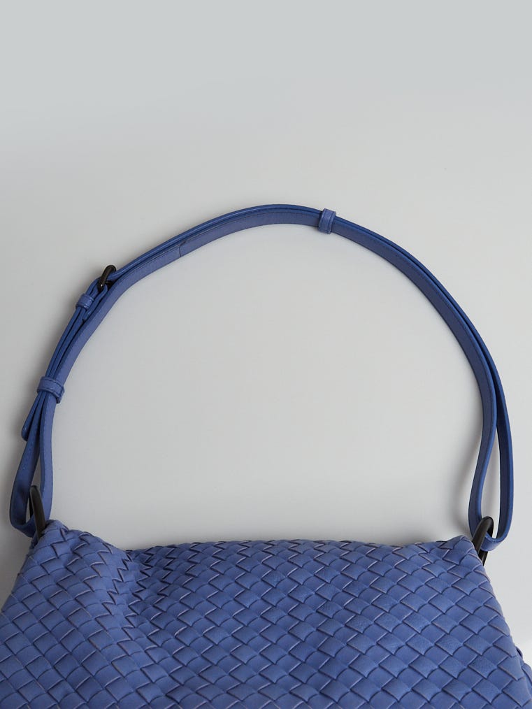 BOTTEGA-VENETA-Intrecciato-Leather-Shoulder-Bag-Purple-367637