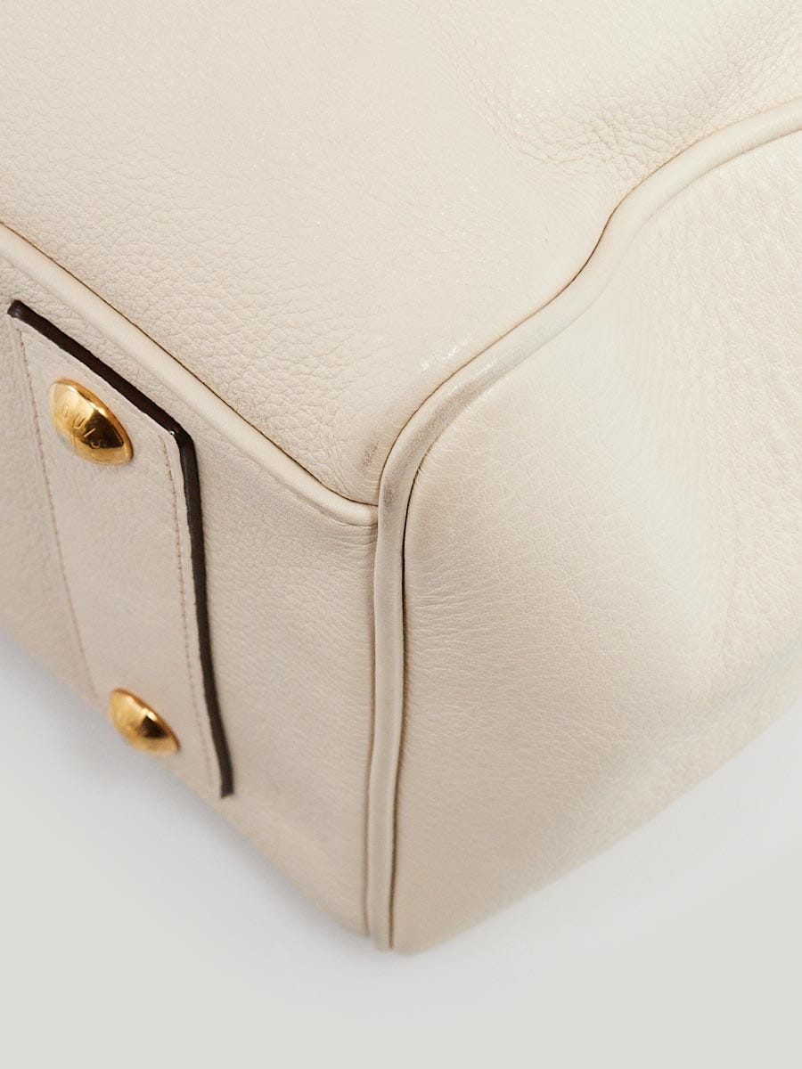 Louis Vuitton - Authenticated Sofia Coppola Handbag - Leather Beige Plain For Woman, Good condition