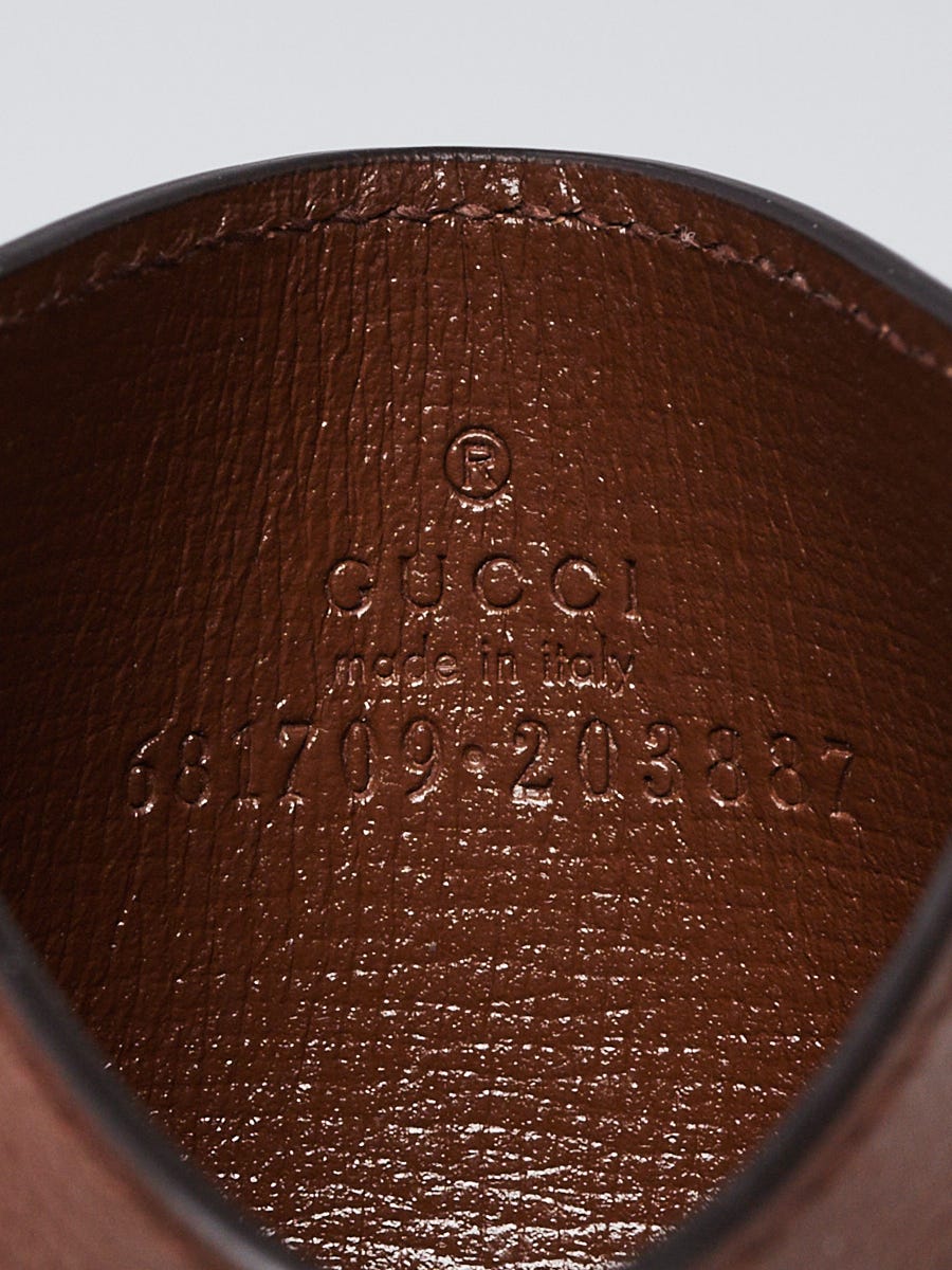 Gucci x Balenciaga The Hacker Project Wallet on Chain GG Coated Canvas  Brown 2200171