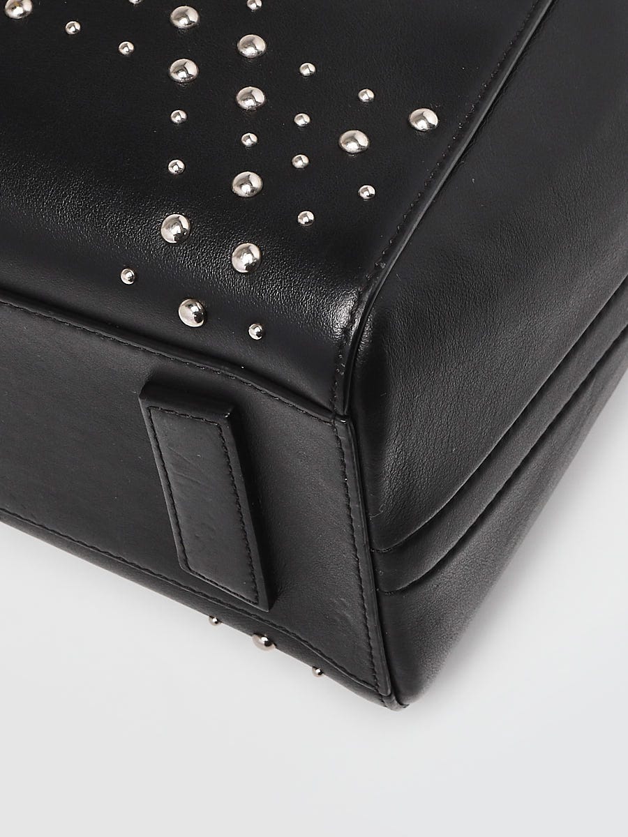 Givenchy Cognac Leather and Suede Studded Chevron Small Antigona Bag -  Yoogi's Closet