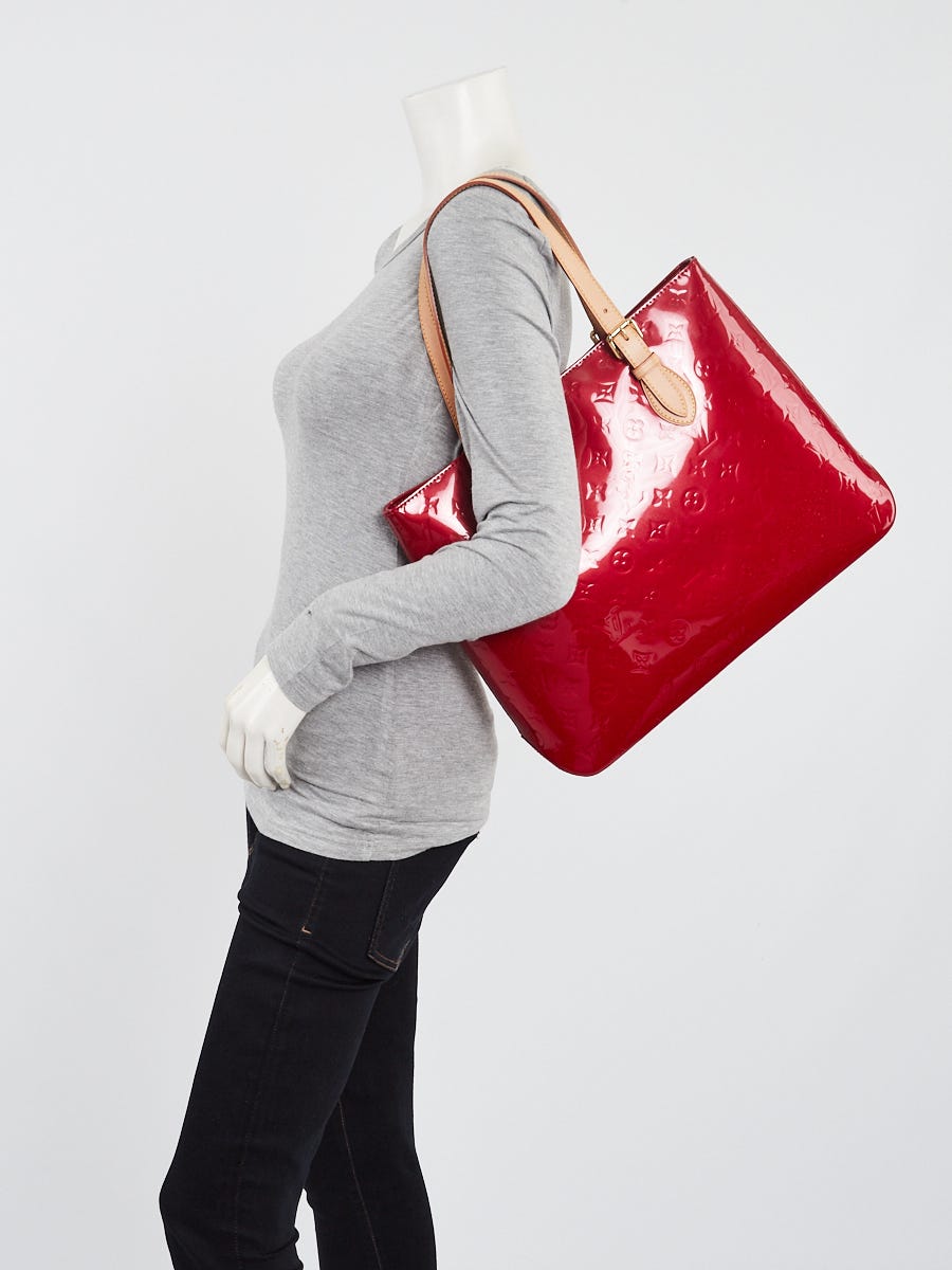 Louis Vuitton Pomme d'Amour Monogram Vernis Brentwood Tote