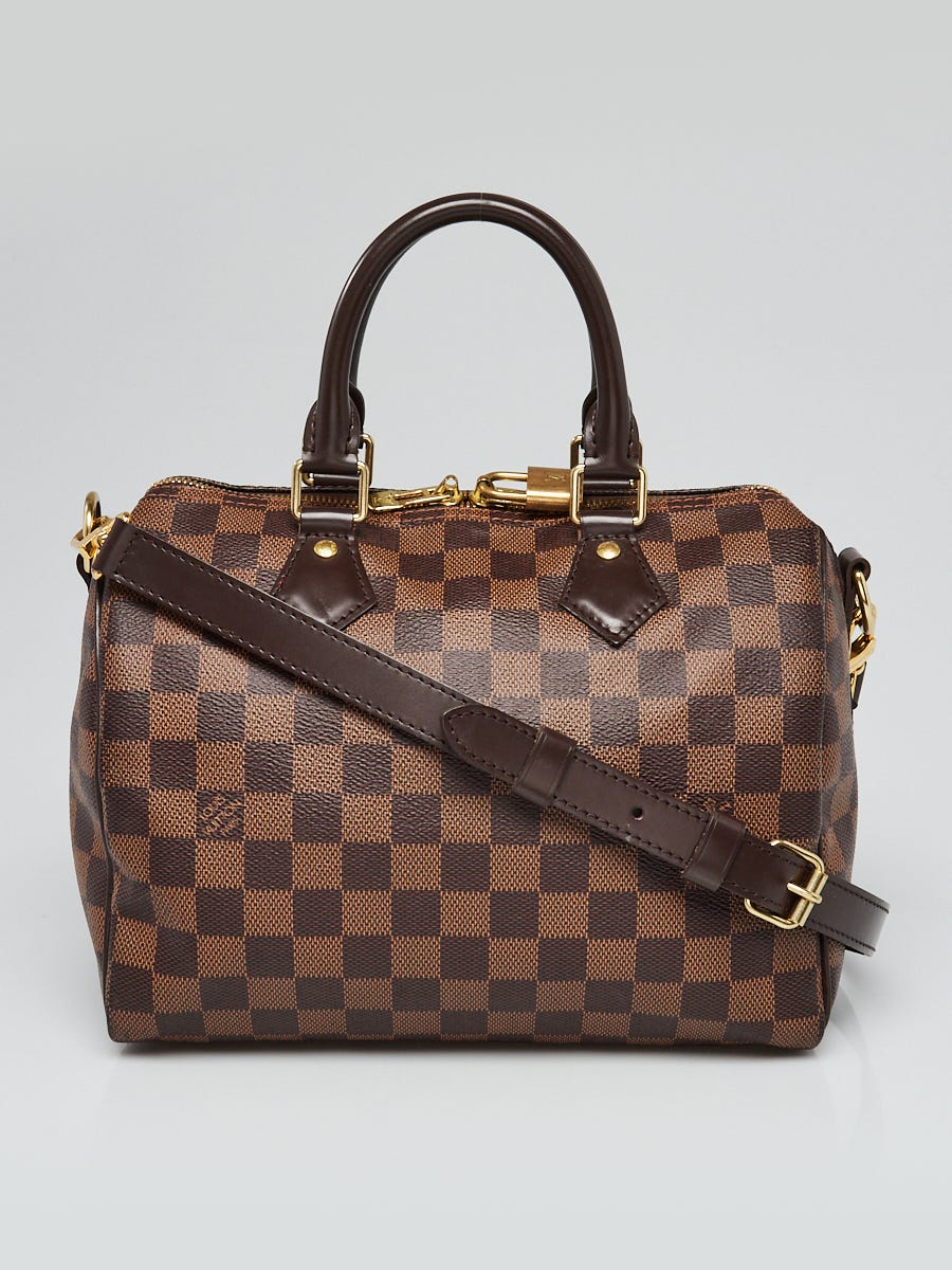 Louis Vuitton Speedy 25 Bandouliere Damier Ebene 2Way Bag