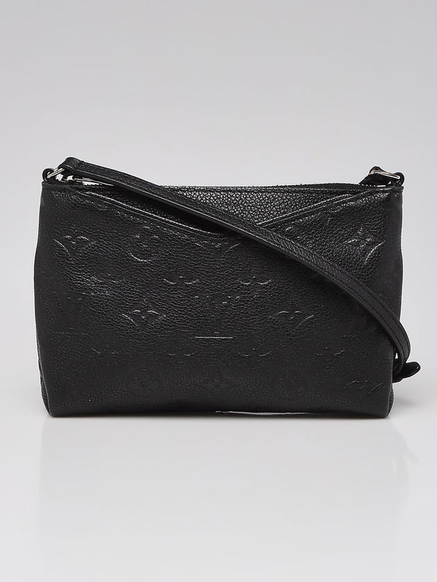 Louis Vuitton Black Monogram Empreinte Leather Pallas Pochette Crossbody Bag