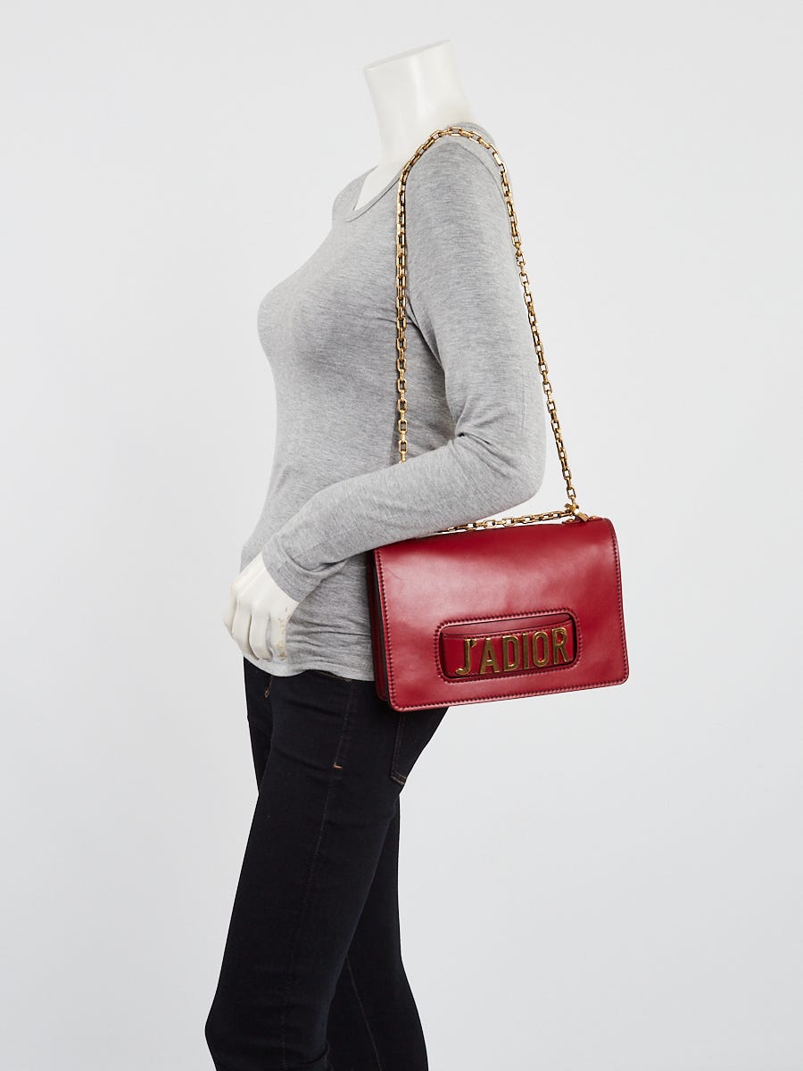 Christian Dior Calfskin J'Adior Wallet On Chain in Taupe | Handbag Clinic
