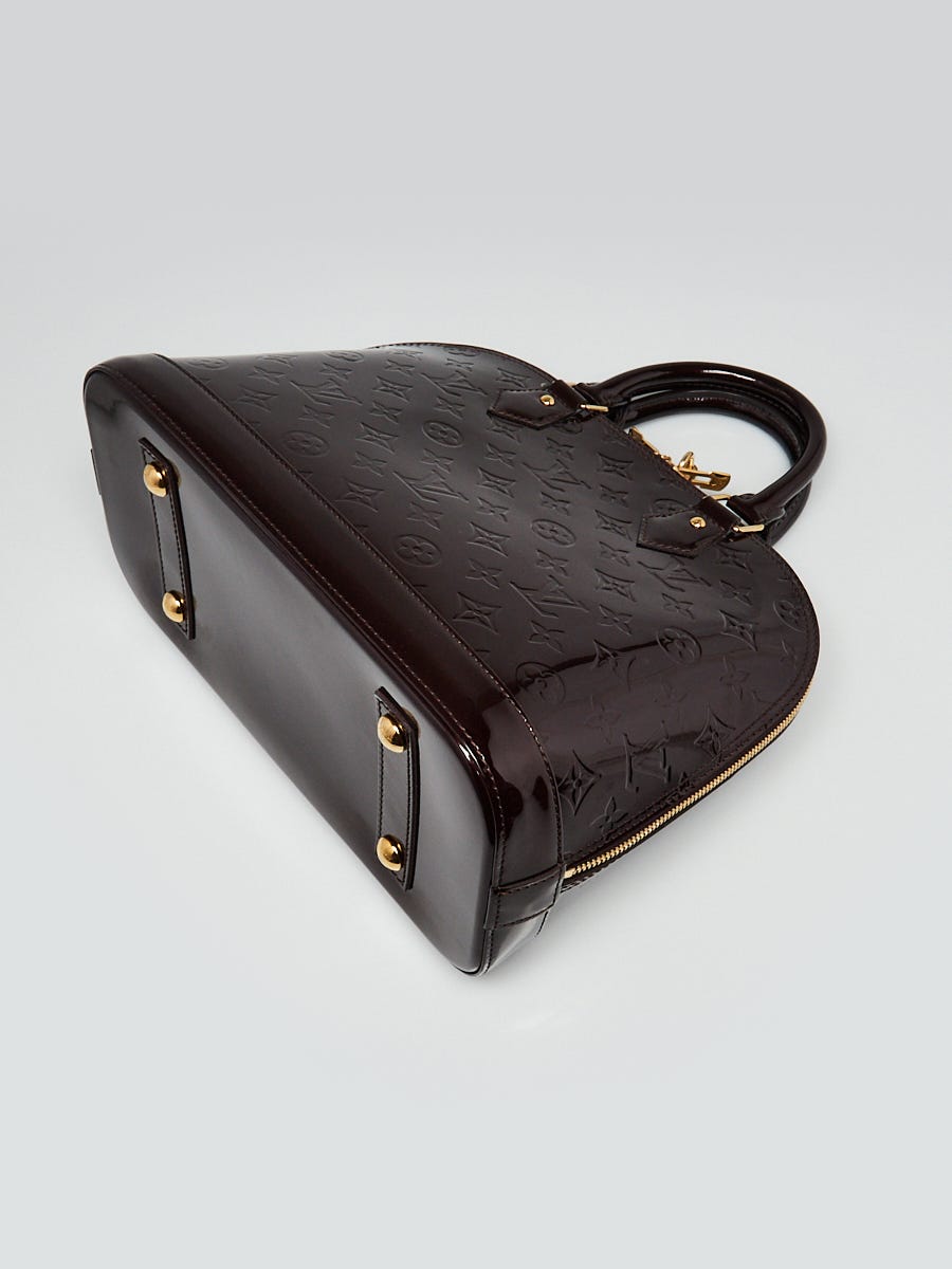 Louis Vuitton Amarante Monogram Vernis Alma PM Bag - Yoogi's Closet