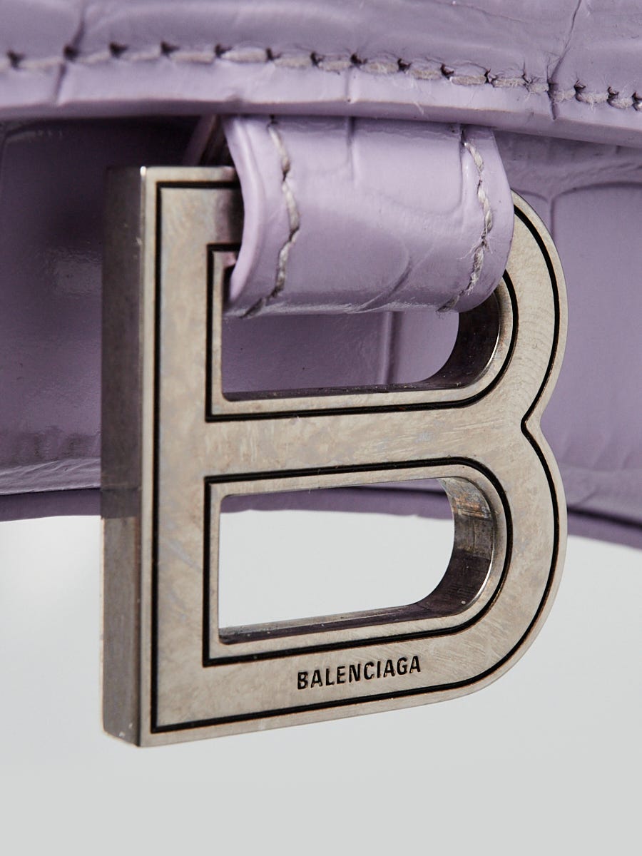 Balenciaga Hourglass XS Strassed Top-Handle Bag