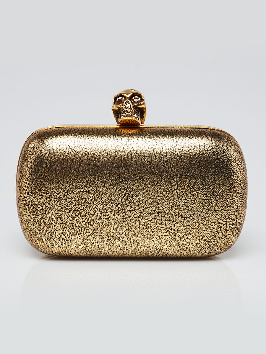 Milano leather tote bag luna - Gold - Brontibay
