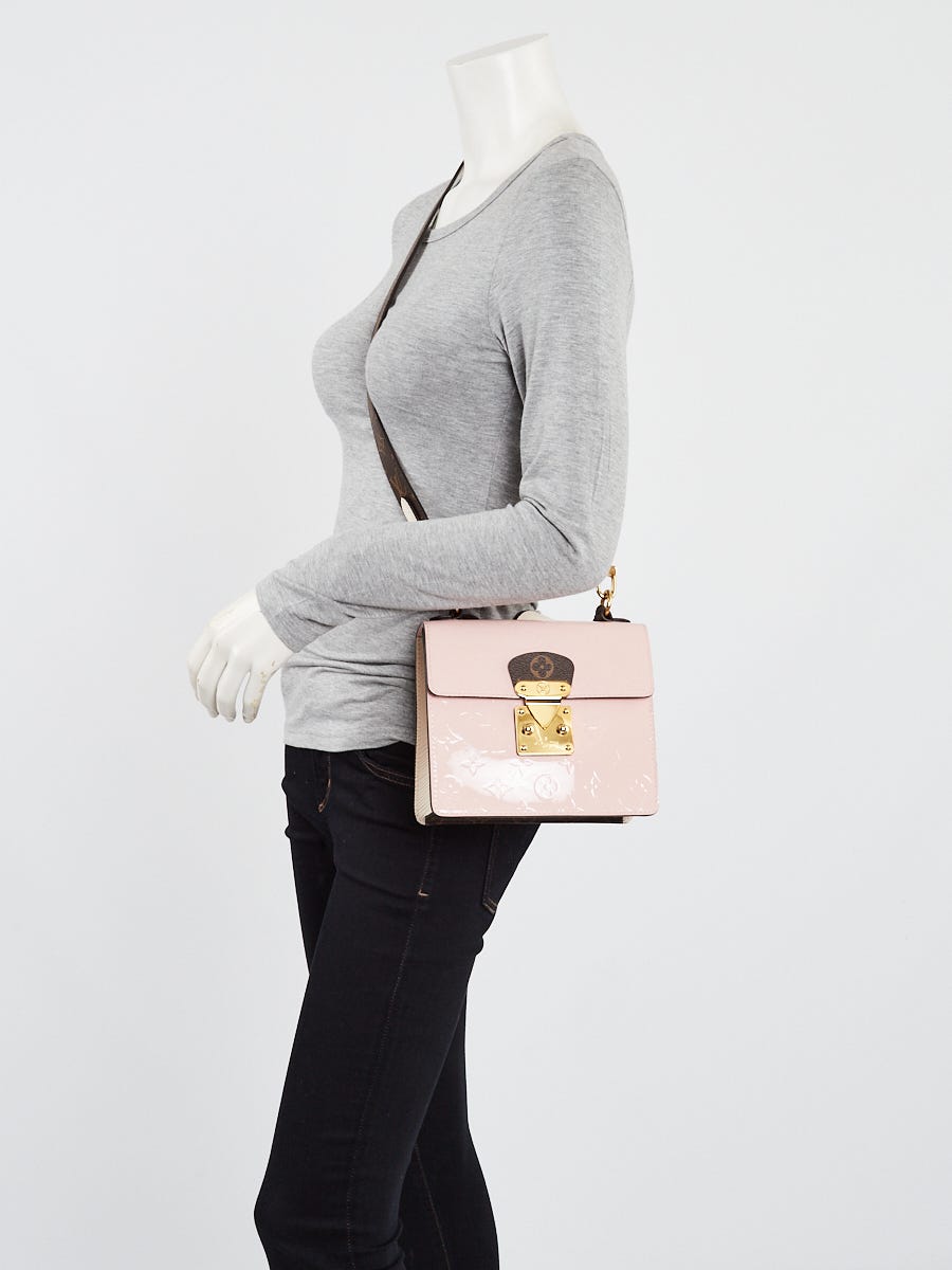 Louis Vuitton Monogram Rose Ballerine Vernis Spring Street Bag