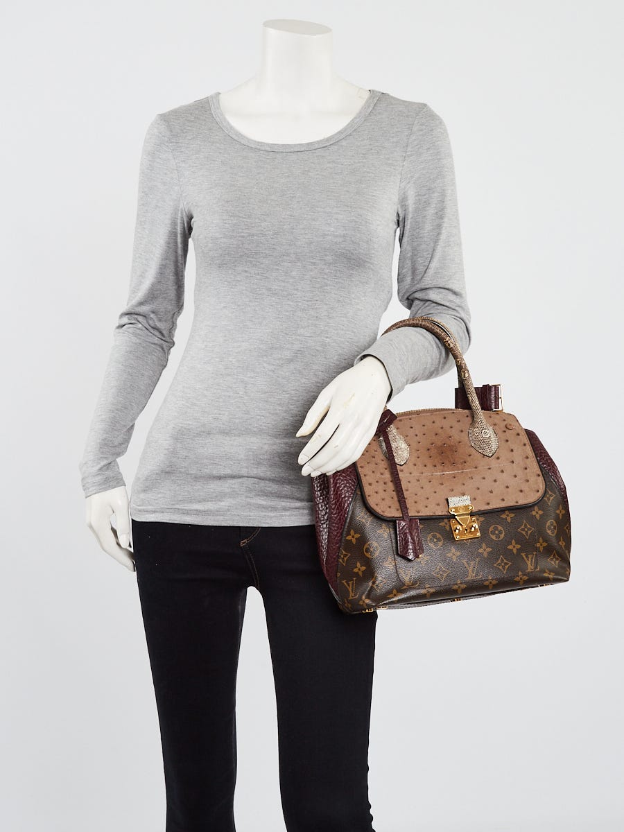 Louis Vuitton - Authenticated Majestueux Handbag - Ostrich Beige for Women, Very Good Condition