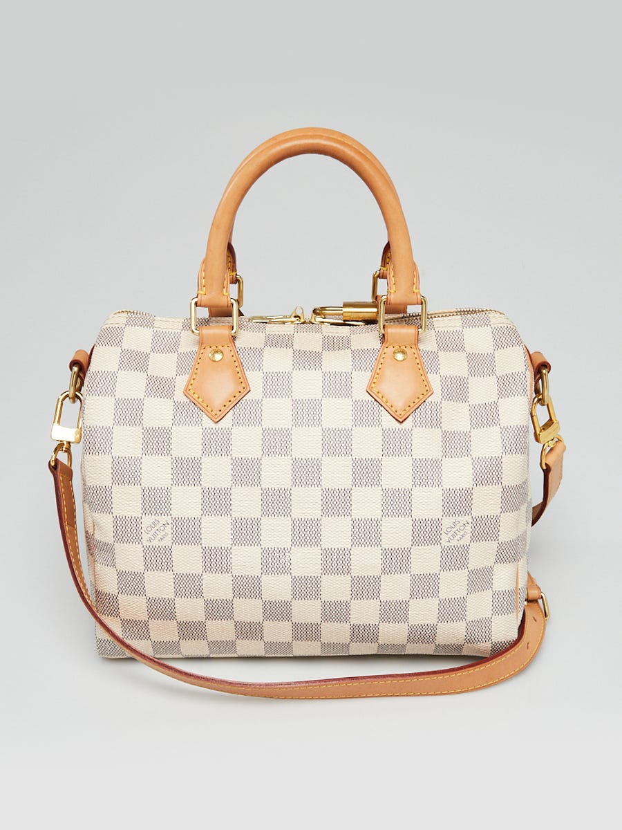 Louis Vuitton Damier Azur Speedy Bandouliere 25 Bag - Yoogi's Closet