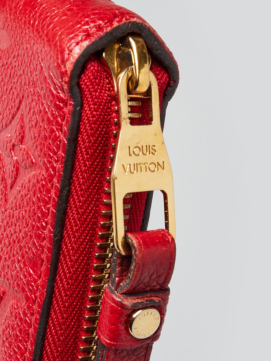 Louis Vuitton Josephine Zippered Wallet Insert Monogram Empreinte Leather  Cerise in Empreinte Leather with Gold-tone - US