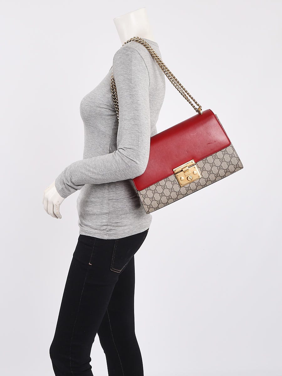 Gucci Women's Hibiscus Monogram GG Supreme Handbag