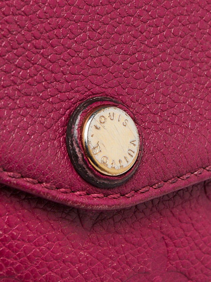 Louis Vuitton Grape Monogram Empreinte Leather Twice Bag - Yoogi's Closet