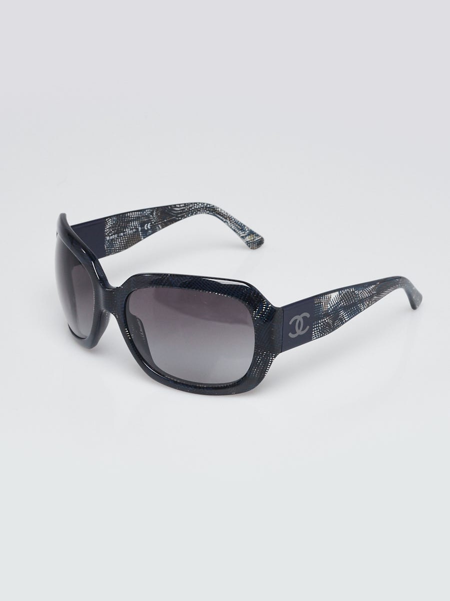 Chanel Black Frame CC Logo Sunglasses - 5146 | Yoogi's Closet