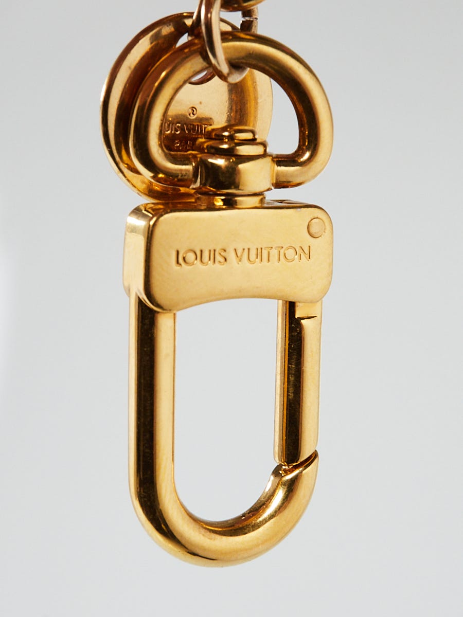 Louis Vuitton LV Circle Twinkling Keyring and Bag Charm Gold Metal