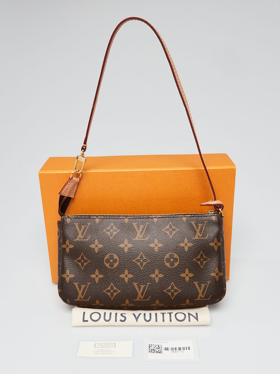 Louis Vuitton Pochette accessories M40712 monogram MADE IN FRANCE