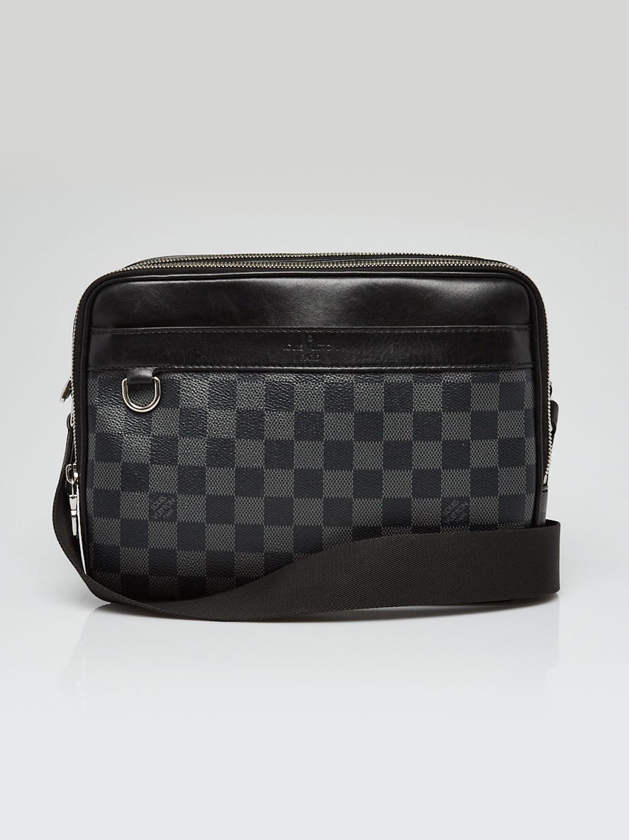 Black Louis Vuitton Damier Graphite Trocadero PM Crossbody Bag