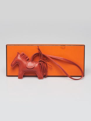 Hermes Lime/Menthe/Fauve Lambskin GriGri Rodeo Horse MM Bag Charm - Yoogi's  Closet