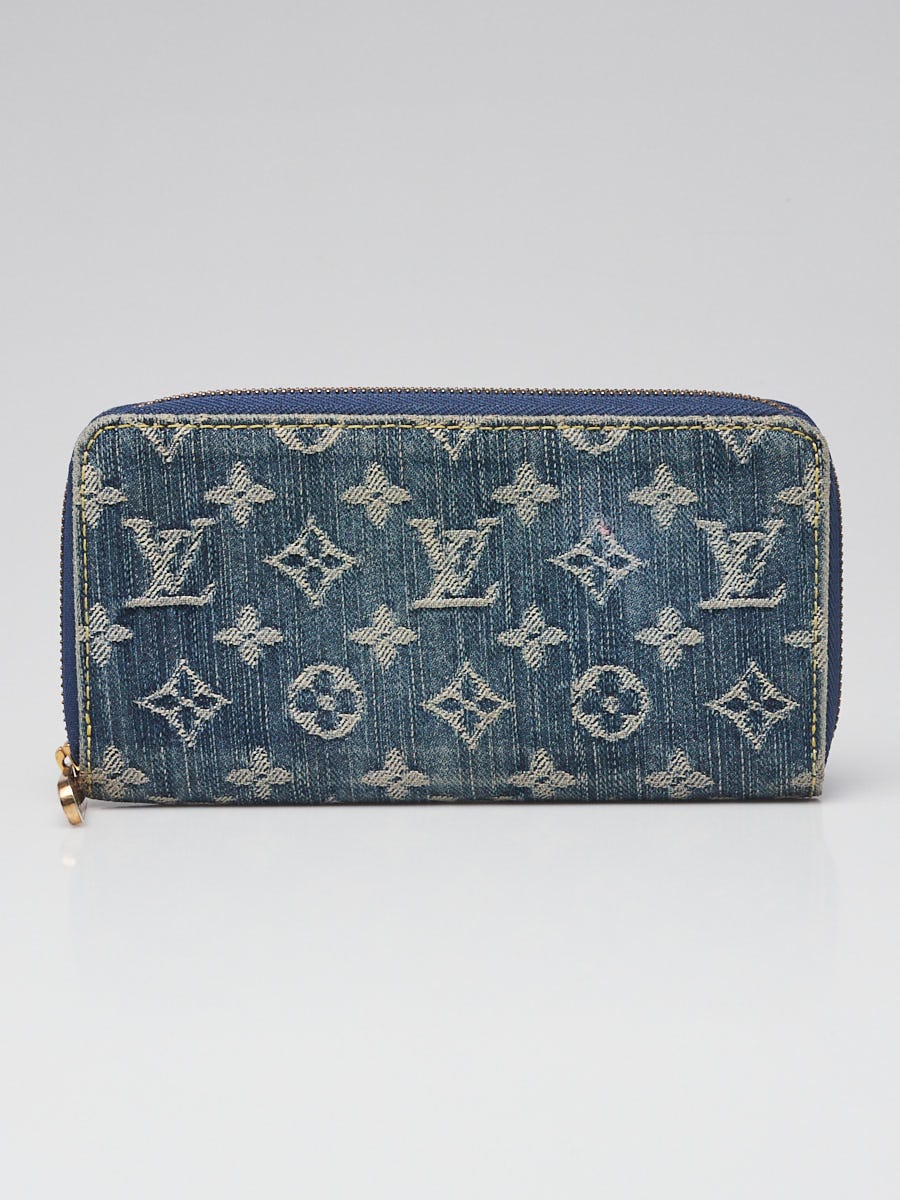 Louis Vuitton - Authenticated Zippy Wallet - Denim - Jeans Blue For Woman, Never Worn
