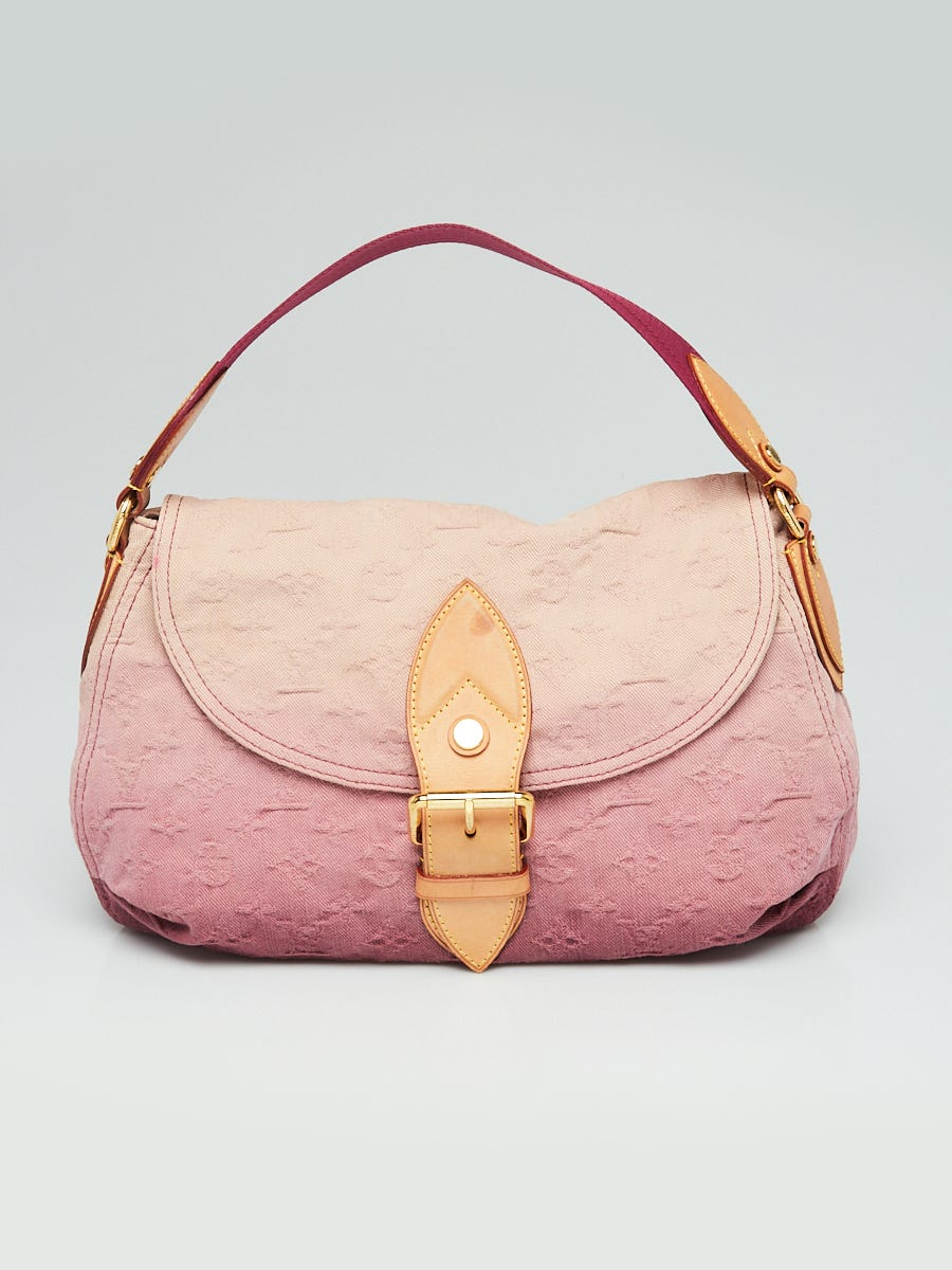 Louis Vuitton Limited Edition Rouge Fauviste Monogram Denim Sunbeam Bag -  Yoogi's Closet