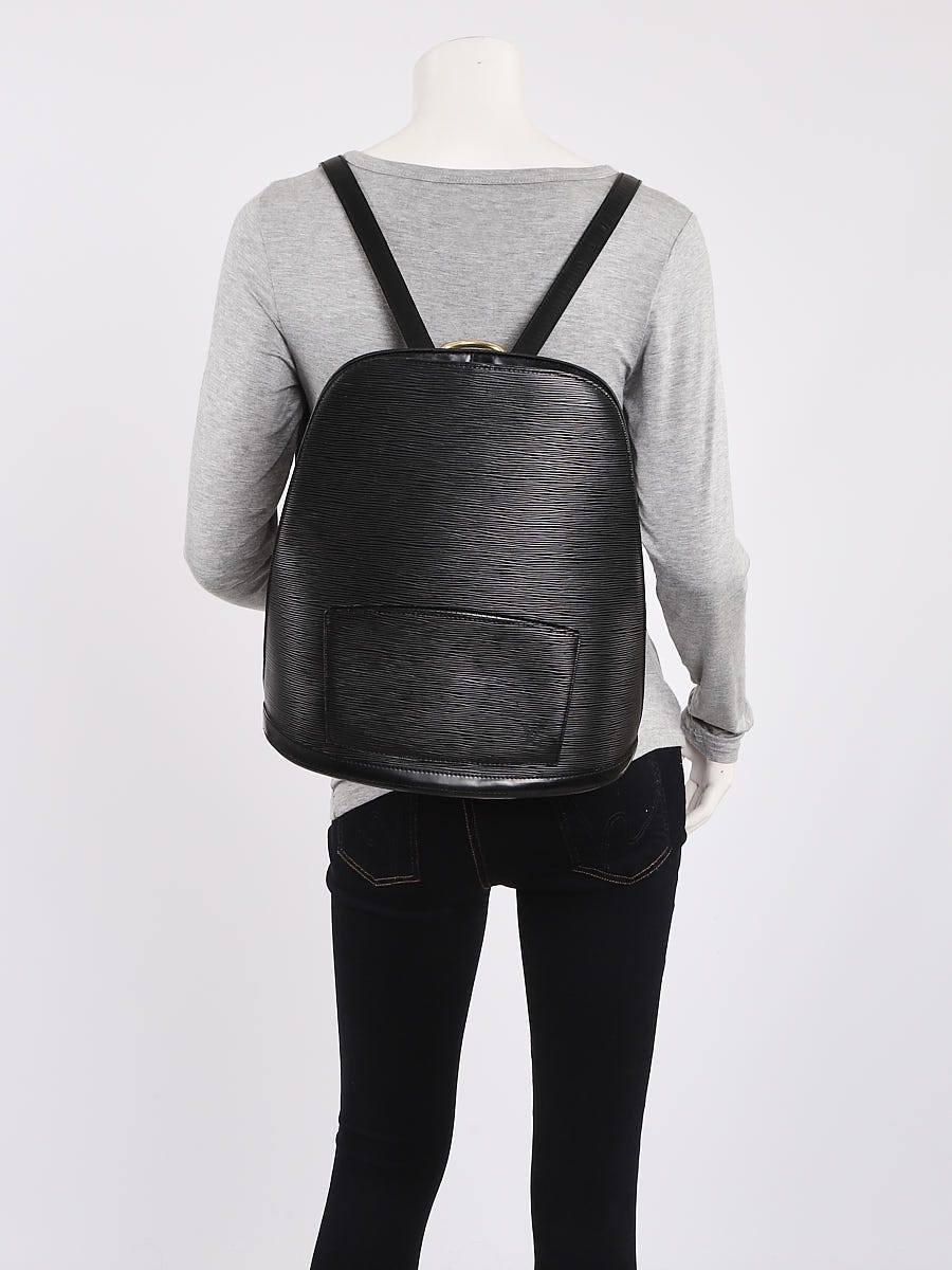 Louis Vuitton Black Epi Leather Noir Gobelins Backpack 12L1015