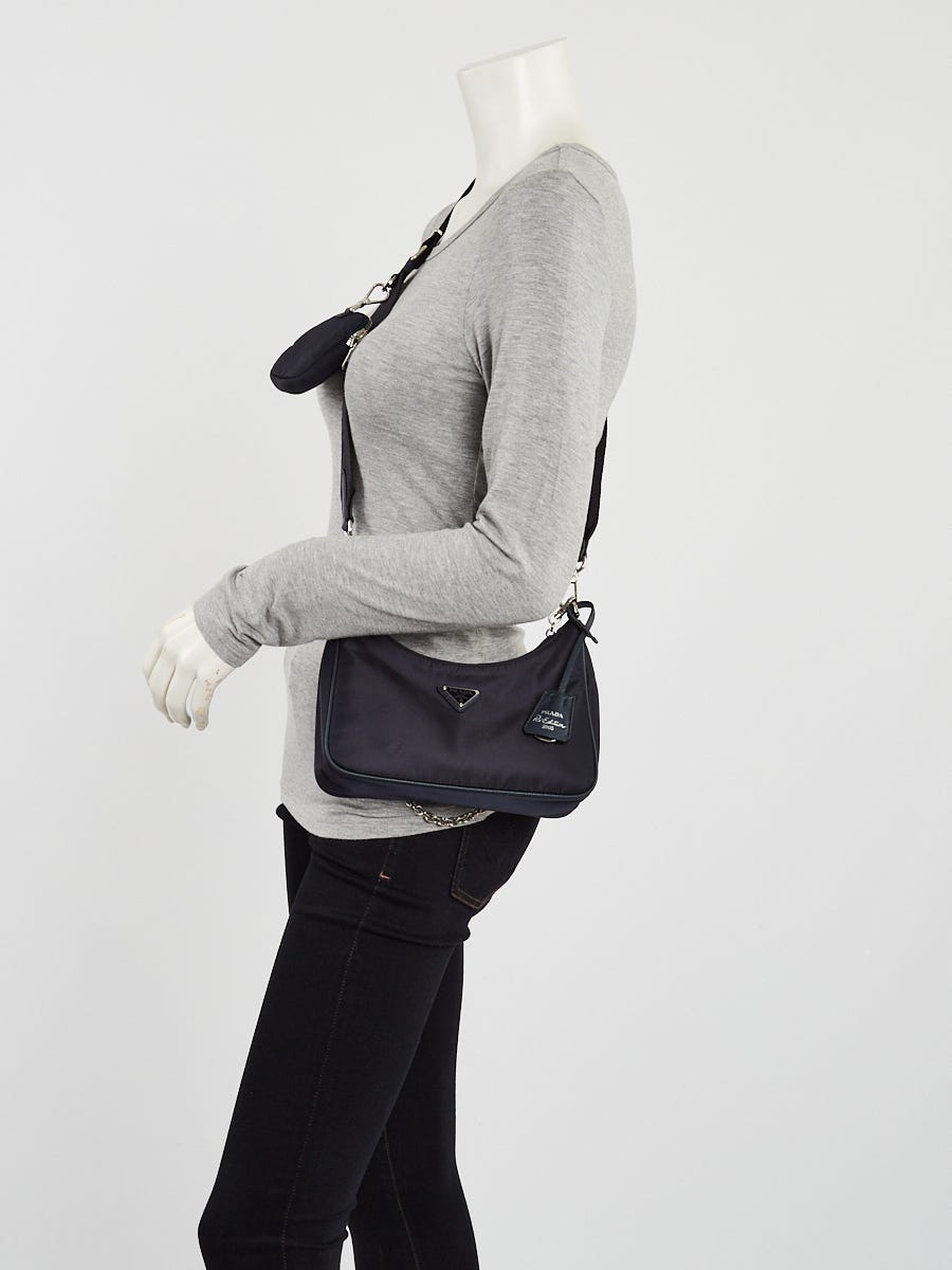Prada Blue Nylon and Leather Re-Edition 2005 Shoulder Bag Prada | The  Luxury Closet