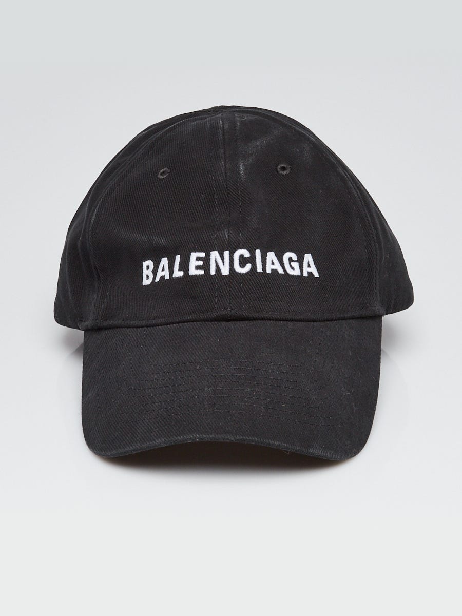 【送料&関税込】Balenciaga Hat Hat Balenciaga Black size L International in Cotton - 41020667