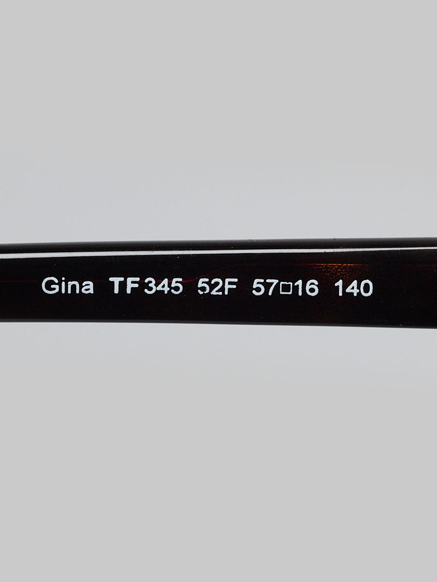 Tom Ford Black Frame Gradient Tint Gina Sunglasses-TF345 | Yoogi's