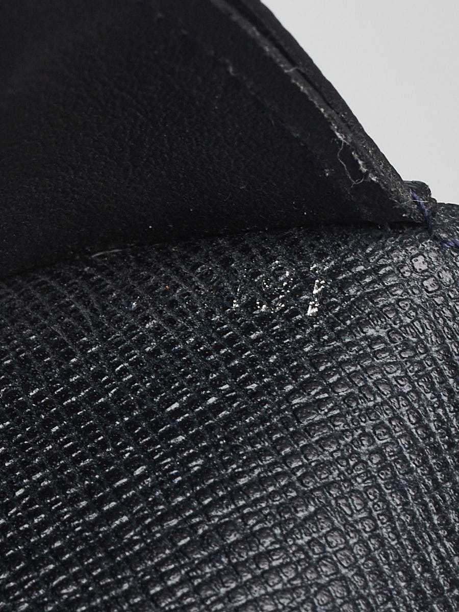 Louis Vuitton Black Taiga Leather Checkbook Wallet - Yoogi's Closet