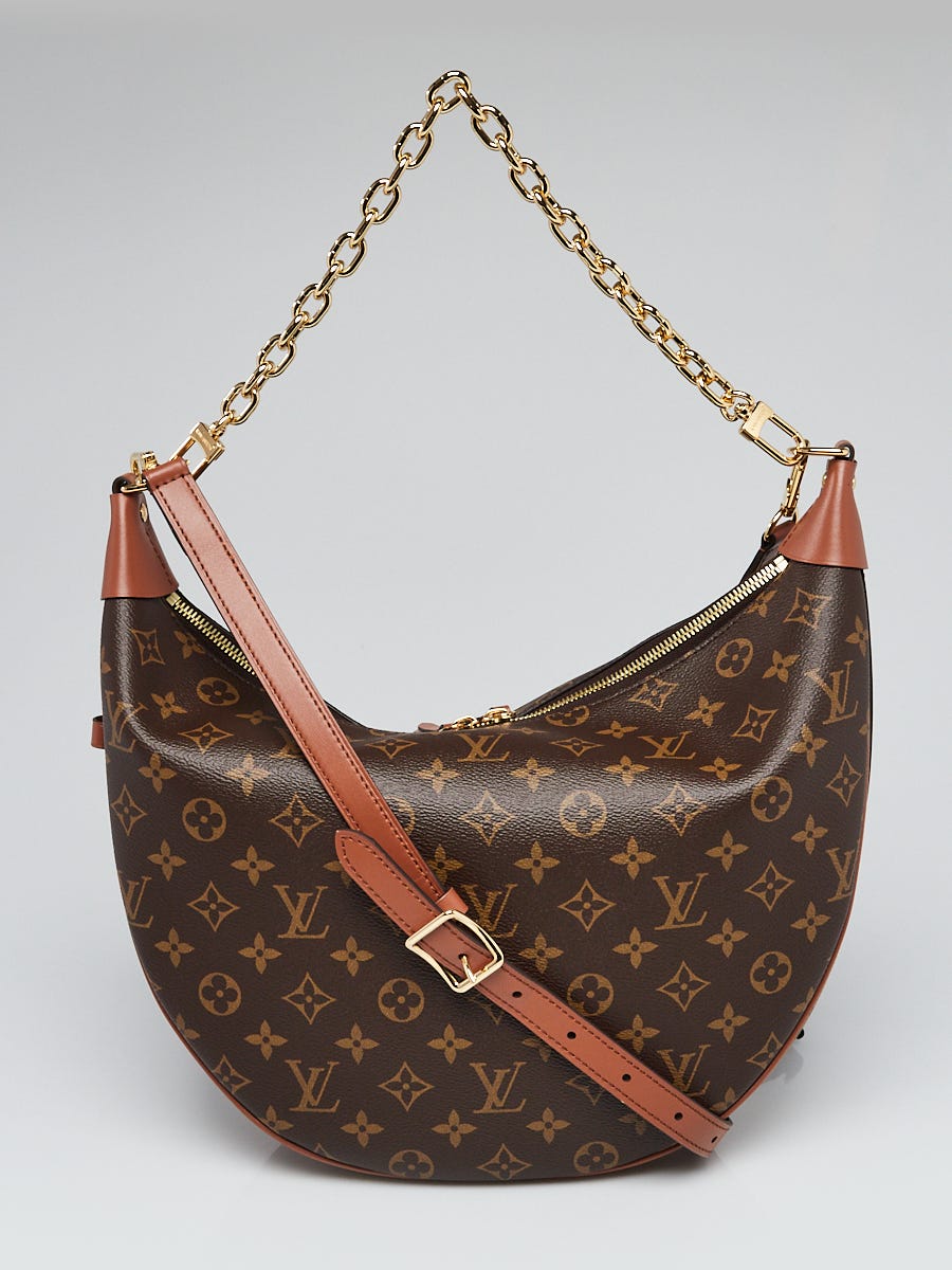Louis Vuitton Monogram Reverse Canvas Loop Hobo Bag