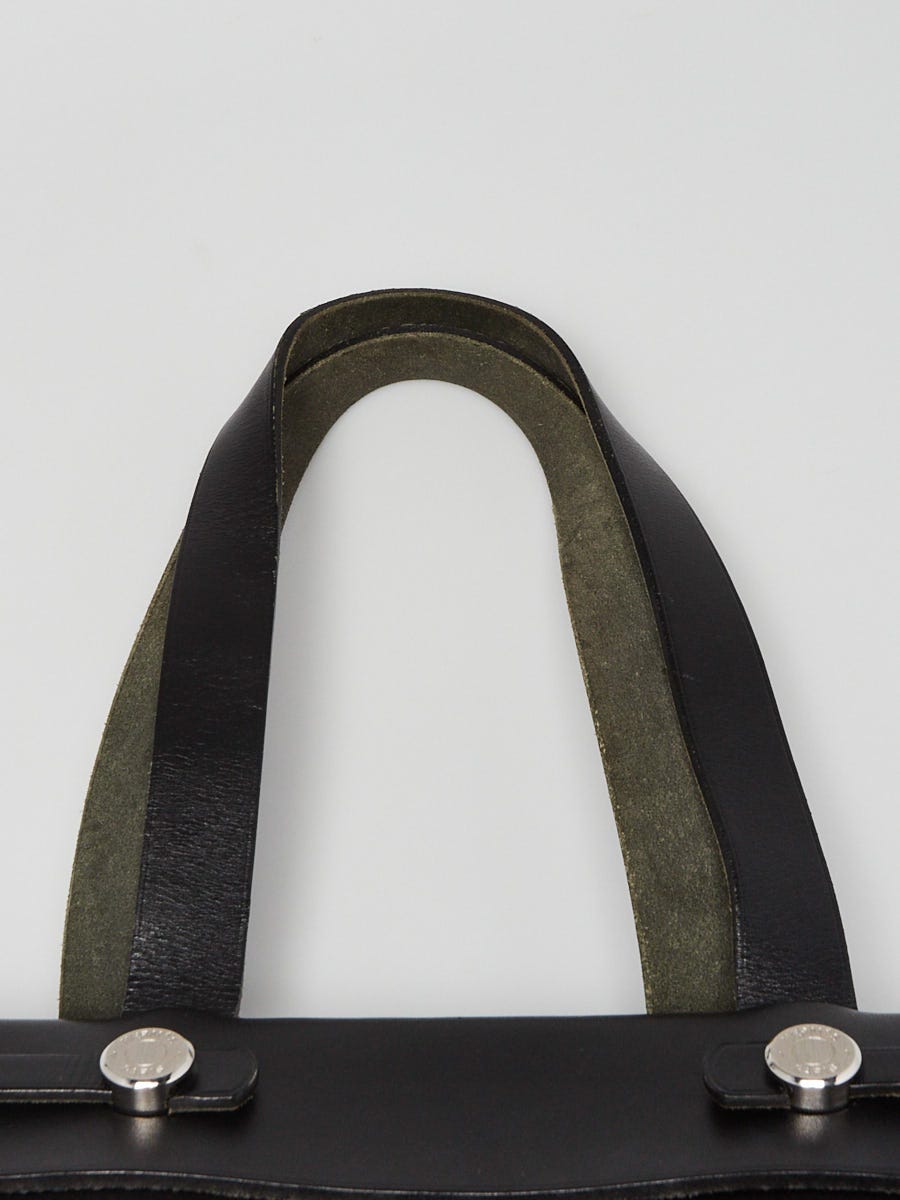 Hermes Herbag vegan leather handbag - ShopStyle Tote Bags