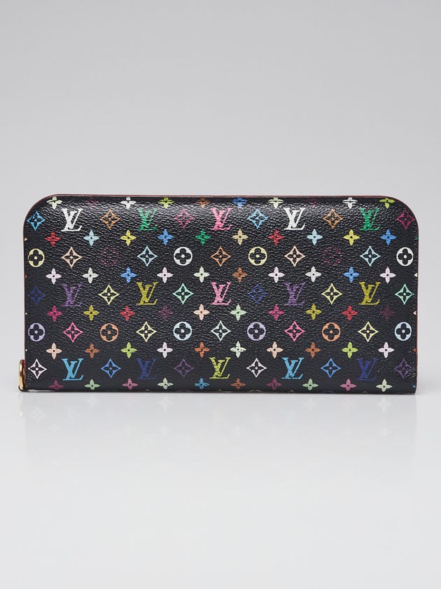 Louis Vuitton Black Monogram Multicolore Grenade Insolite Wallet