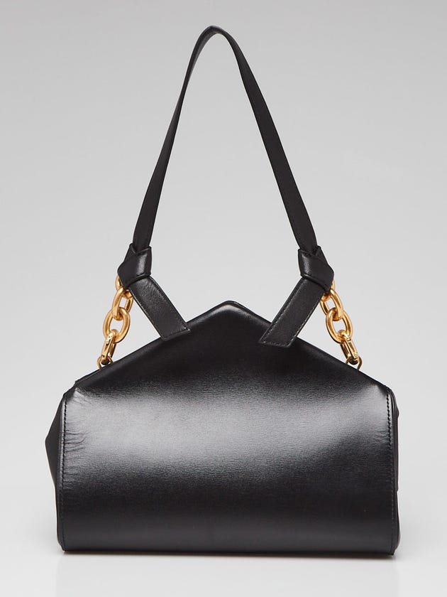 Bottega Veneta Black Leather The Tip Shoulder Bag