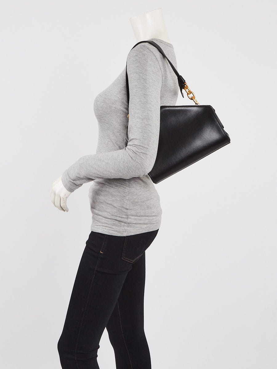 Bottega Veneta Black Leather The Tip Shoulder Bag