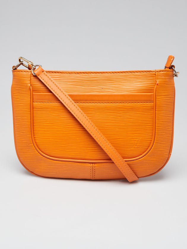 Louis Vuitton Mandarin Epi Leather Sarvanga Crossbody Clutch Bag
