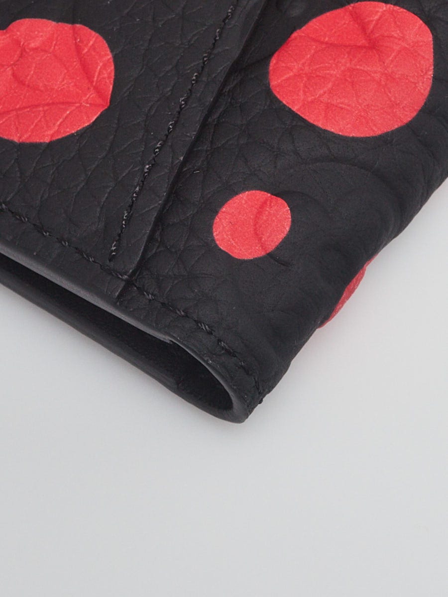 Louis Vuitton x Yayoi Kusama Black/Red Taurillon Leather LV x YK Pocket  Organizer - Yoogi's Closet