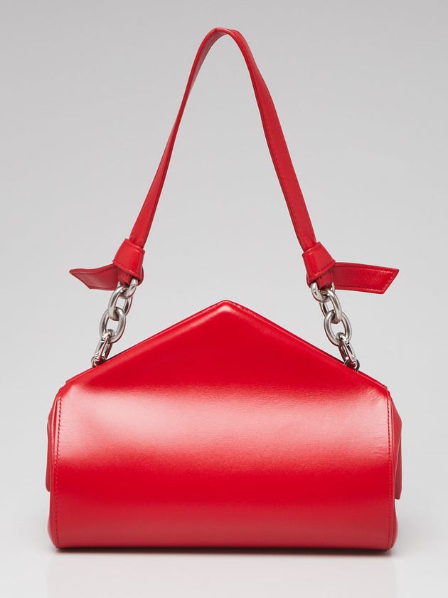 Bottega Veneta Red Leather The Tip Shoulder Bag