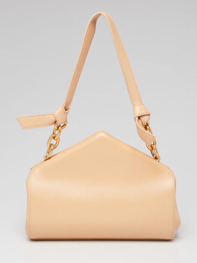 Bottega Veneta Beige Leather The Tip Shoulder Bag