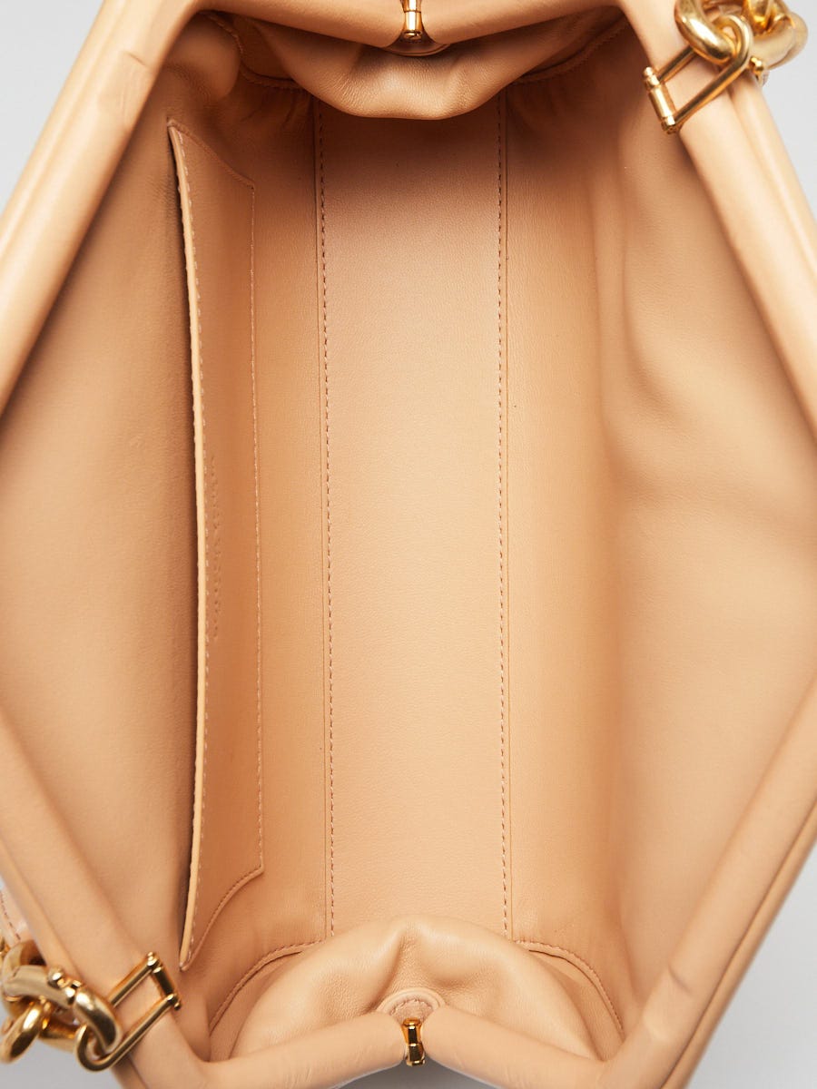Bottega Veneta Beige Leather The Tip Shoulder Bag