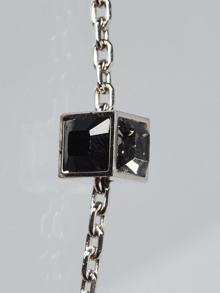Louis Vuitton Necklace Collier Gamble M66061 Gold Swarovski Chain Metal  Unisex