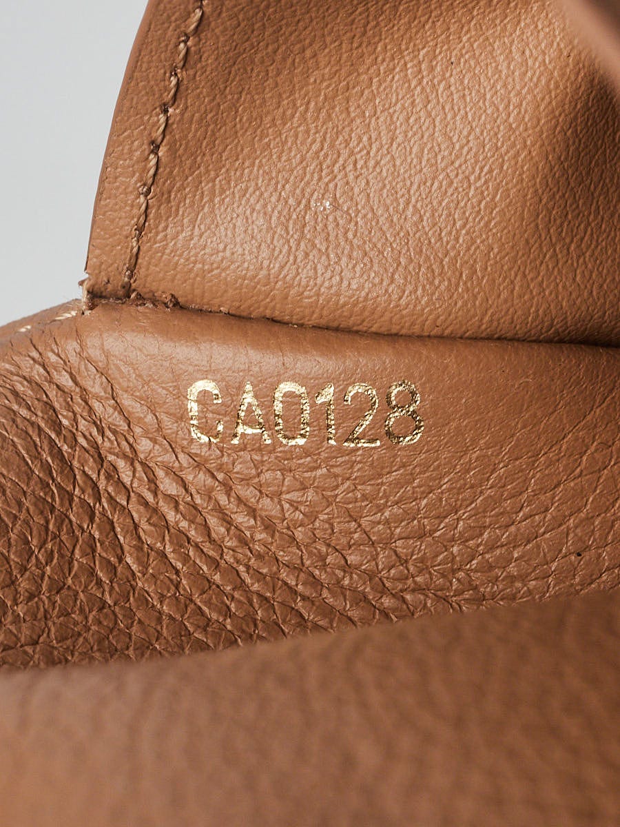 Louis Vuitton Sesame Leather and Monogram Canvas Double V Wallet