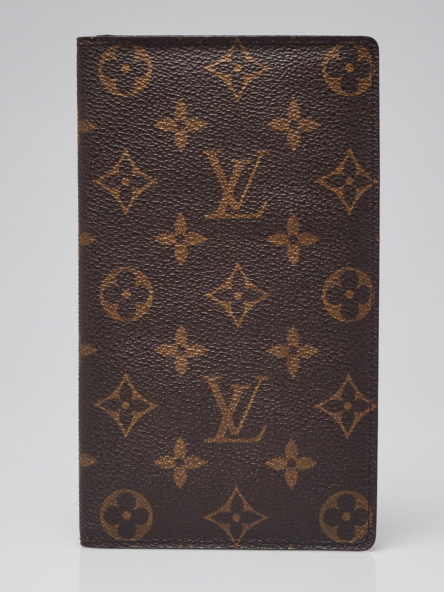 Louis Vuitton Monogram Canvas European Checkbook Wallet(Pre-loved